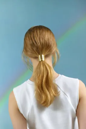 Ponytail cuff in gold (Small)